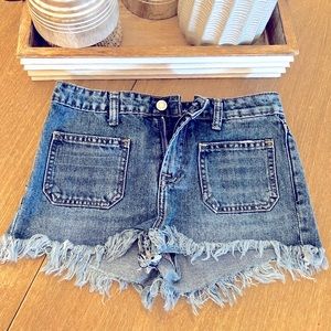 7 for all mankind girls shorts in perfect condition! (Size 14. )